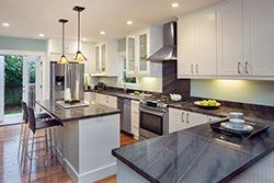 Cleveland Ohio white cabinets Granite kitchen GS Marble Ohio
